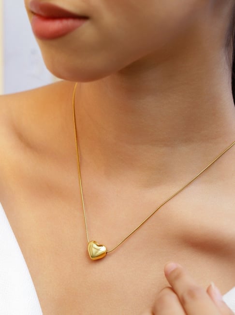 Rubans Gold-Tone Plated Pendant for Women