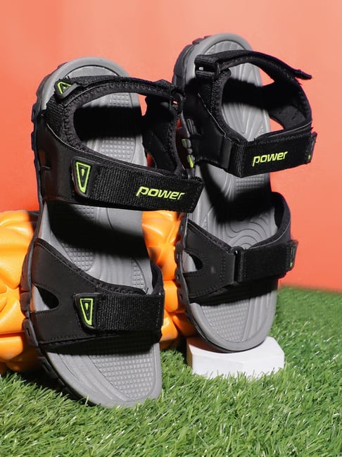 Power Men's Black Floaters-picture-52