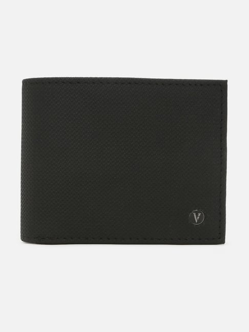 Van Heusen Black Textured Leather Bi-Fold Wallet-picture-24