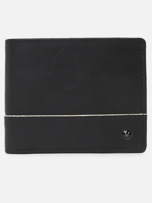 Van Heusen Black Textured Leather Bi-Fold Wallet-picture-26