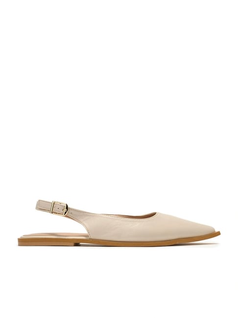 Forever Glam by Pantaloons Women's Ivory Back Strap Sandals-picture-23