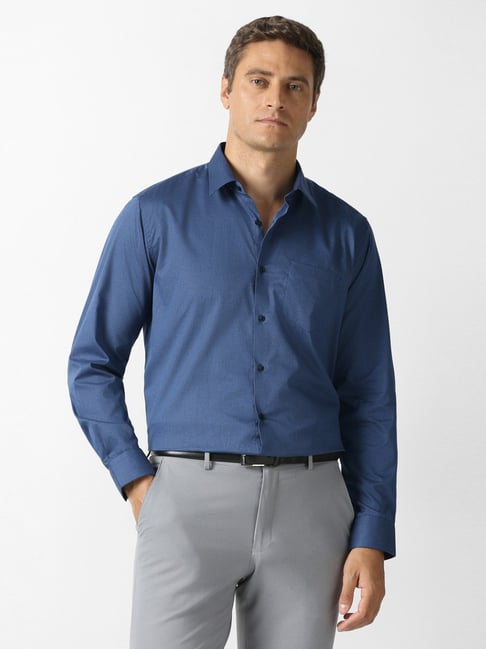 Van Heusen Blue Regular Fit Shirt-picture-36