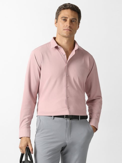 Van Heusen Pink Slim Fit Shirt-picture-27