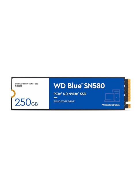 Western Digital WD Blue 250 GB¿ SN580-PCIe Gen4 3D NAND Solid State Drive