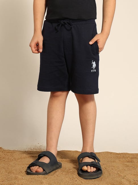 U.S. Polo Assn. Boys Blue Cotton Shorts