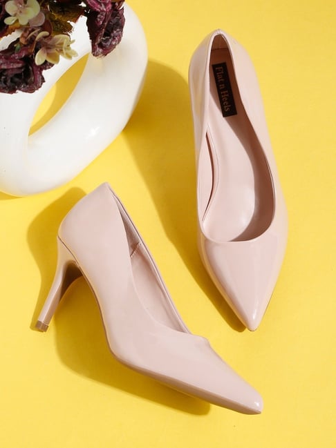 Flat N Heels Women's Pink Pump Shoes