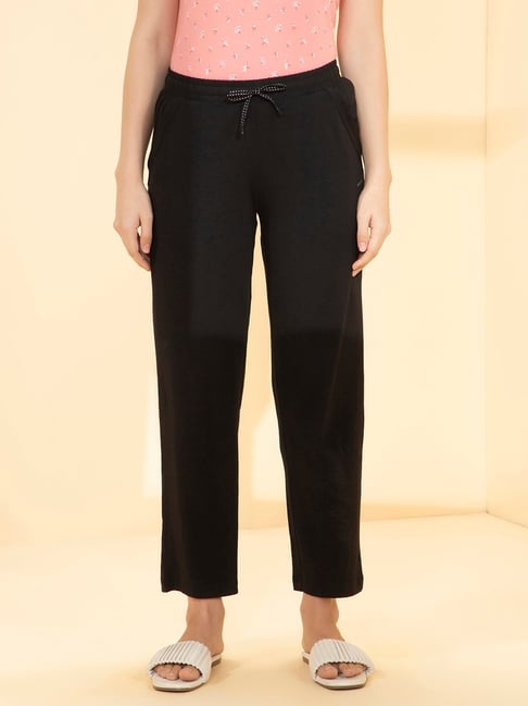 Amante Black Relaxed Fit Solid Pyjamas-picture-47