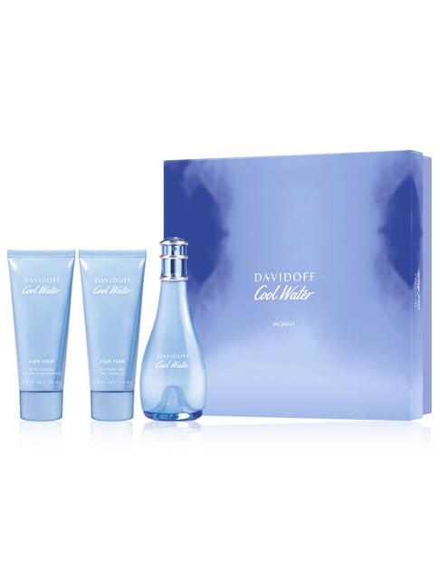 DAVIDOFF Cool Water Woman Fragrance Set With Perfume, Body Lotion and Shower Gel-picture-32
