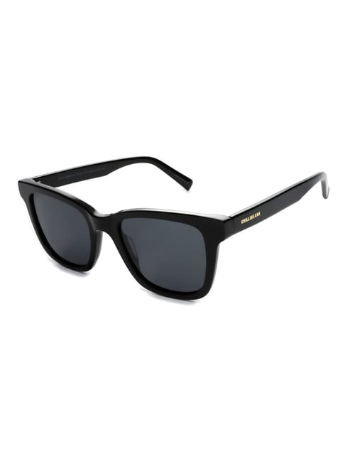 Chilli Beans Black UV Protection Square Sunglasses for Men-picture-15