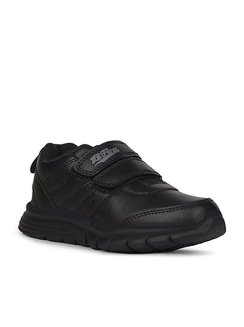Bata School Black Strap School Shoes Force 10 Black Uniform Velcro