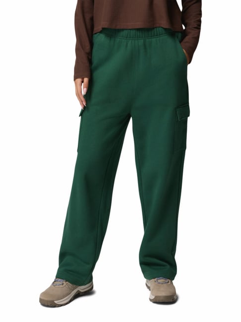 Columbia Green Cotton Regular Fit Cargos-picture-32