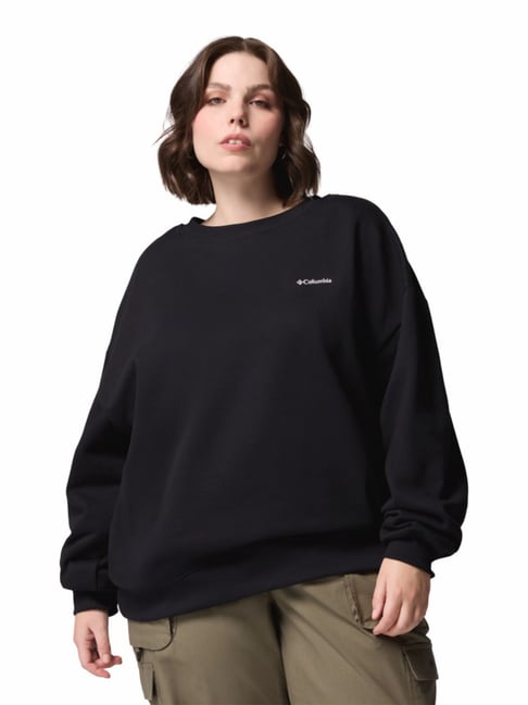 Columbia Black Relaxed Fit Sweatshirt