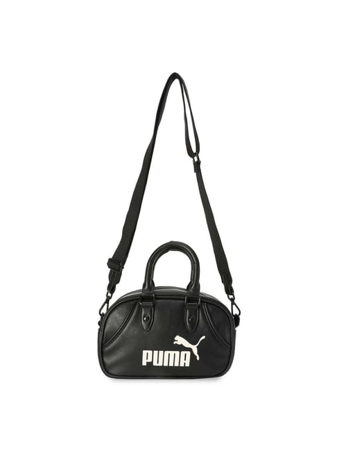 Puma Black Logo Cross Body Bag