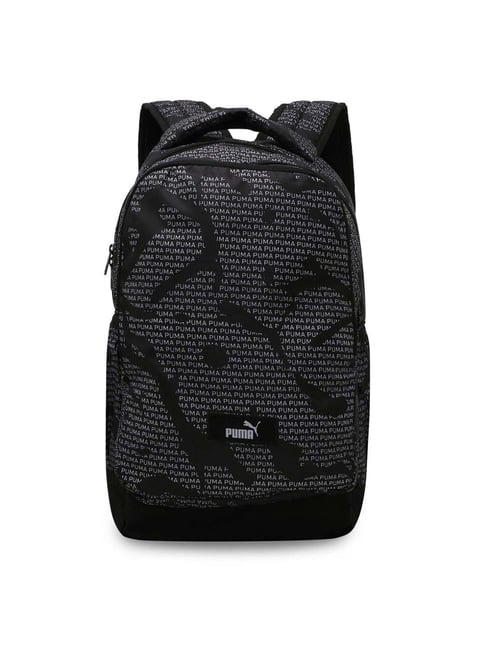 Puma Black Printed Backpack