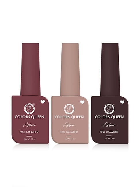 Colors Queen Affair Nail Polish Set of 3