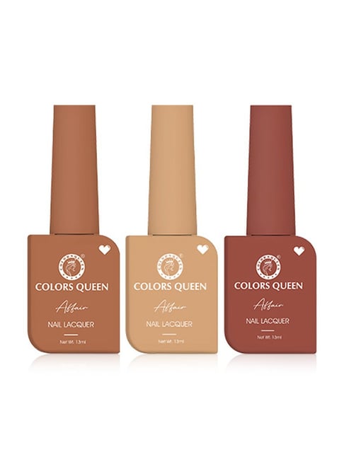 Colors Queen Affair Nail Polish Set of 3