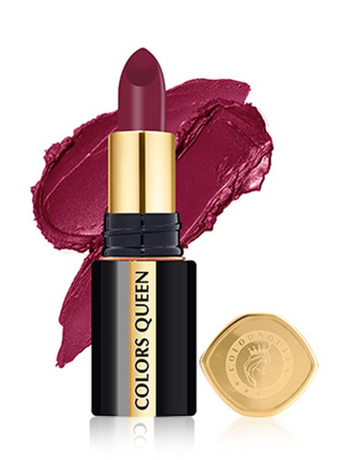 Colors Queen Luxury Matte Lipstick 07 Cranberry - 4 gm-picture-27