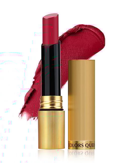 Colors Queen Hold Up Full Day NonTransfer Matte Lipstick 107 Bridal Mehroon - 4 gm-picture-31