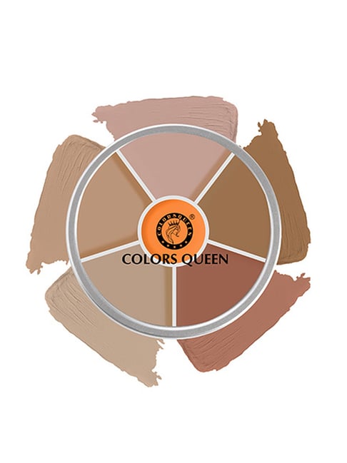 Colors Queen Multi-Purpose Matte Concealer Color Corrector Palette 03 Multi colors - 42 gm-picture-30