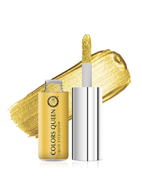 Colors Queen Metallic Liquid Eyeshadow Shade 03 Yellow - 7 gm-picture-24