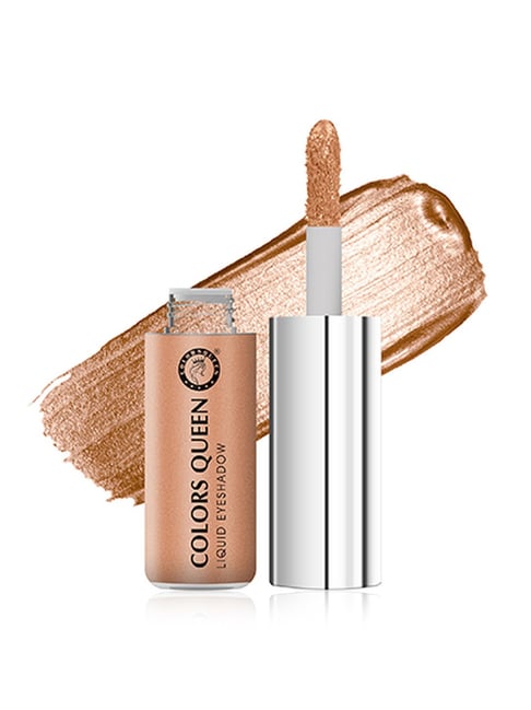Colors Queen Metallic Liquid Eyeshadow Shade 02 Brown - 7 gm-picture-25