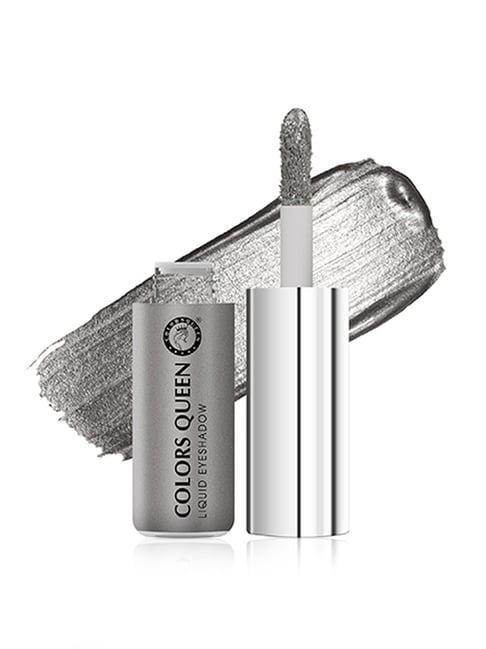 Colors Queen Metallic Liquid Eyeshadow Shade 04 Silver - 7 gm-picture-26