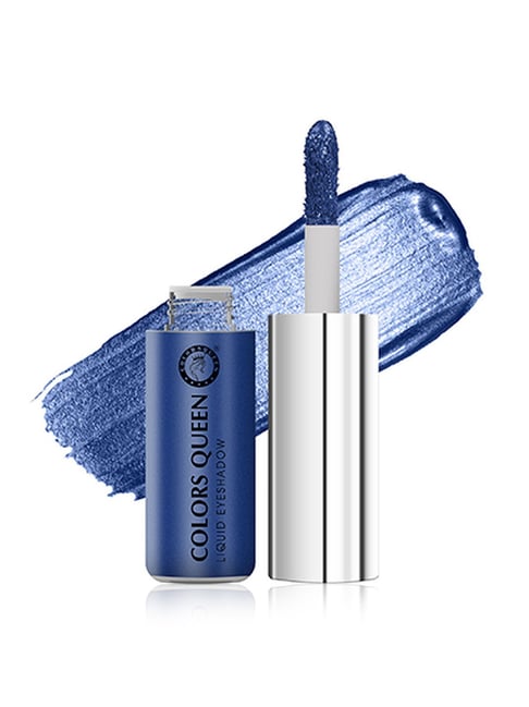 Colors Queen Metallic Liquid Eyeshadow Shade 05 Blue - 7 gm-picture-22