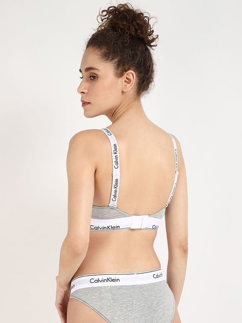 Calvin Klein Underwear Grey Heather Padded Everyday Bra