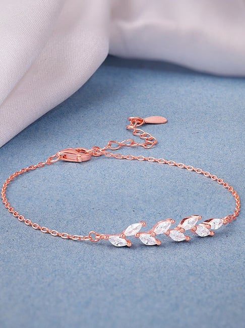 Buy GIVA 925 Sterling Silver Rose Gold Bracelet for Women Online
