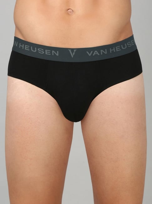 Van Heusen Black Regular Fit Briefs