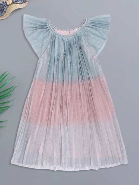 Pantaloons Junior Girls Multicolor Embellished Dress