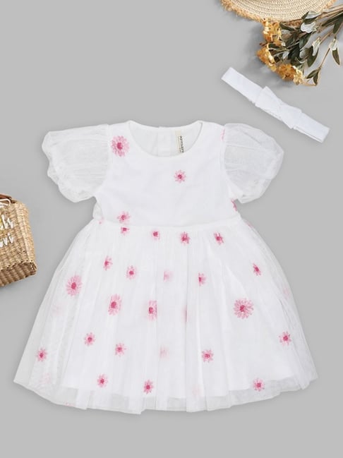 Pantaloons Baby Girls Snow White Printed Dress