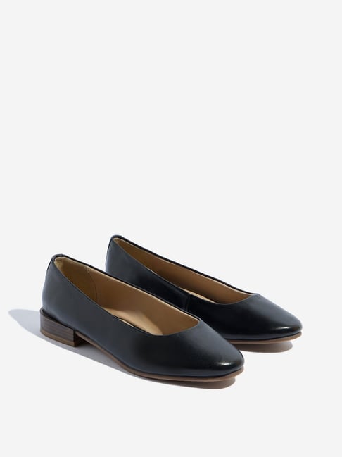 LUNA BLU by Westside Black Solid Ballerina-picture-20