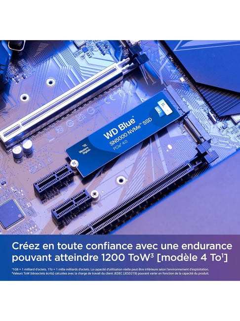Western Digital WD Blue 1 TB SN5000-PCIe Gen4 3D NAND Solid State