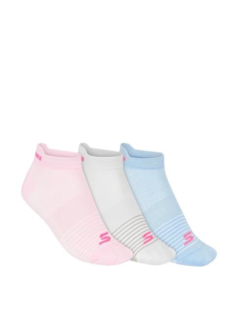 Skechers Multicolored Striped Socks - Pack of 3-picture-12