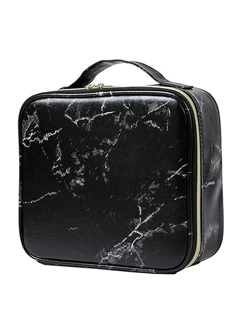 Buy RHE COSMETICS Travel Makeup Bag Black Marble for Online
