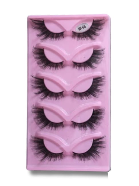 Venihea SilkSari Lashesh 3D Natural False Eyelash Set - 5 Pairs