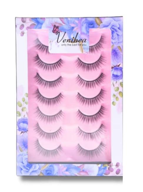 Venihea Dazzling Lash 3D Natural False Eyelash Set - 7 Pairs
