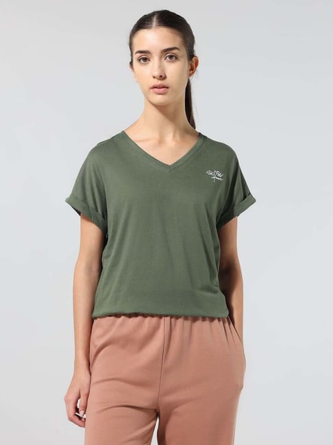 U.S. Polo Assn. Olive Regular Fit T-Shirt-picture-48