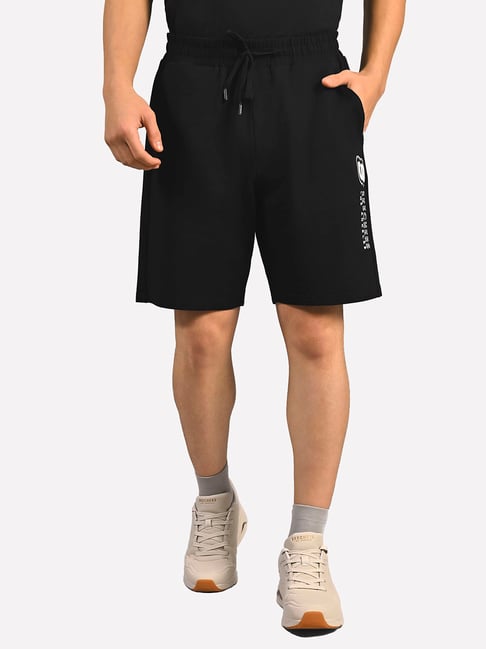 Skechers Black Regular Fit Sports Shorts-picture-19