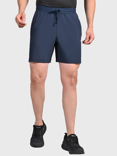 Skechers Navy Regular Fit Sports Shorts