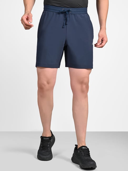 Skechers Navy Regular Fit Sports Shorts