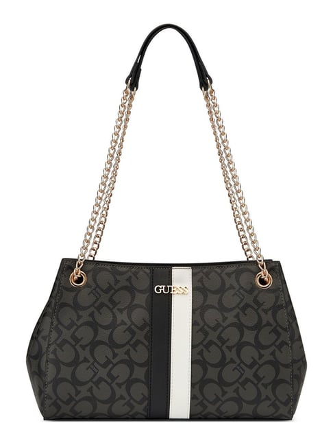 Guess Coal Typography Tote