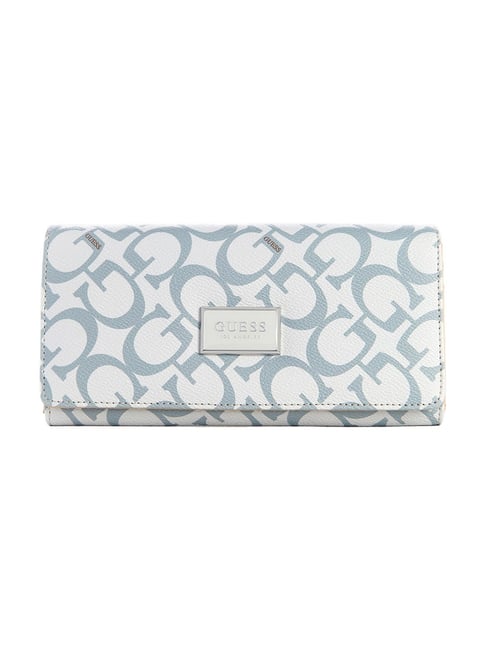 Guess Blue Abree Logo Wallet