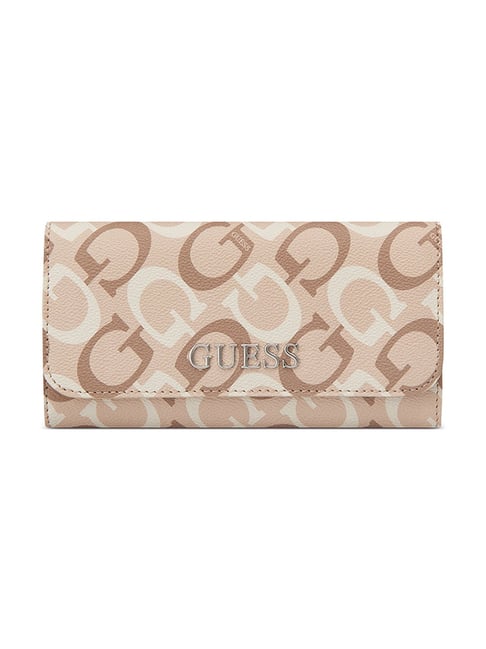Guess Caramel Multi Abbas Logo Slim Wallet