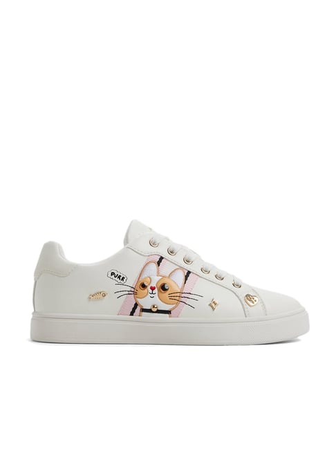 ALDO Women's CATSNEAKERA White Casual Sneakers