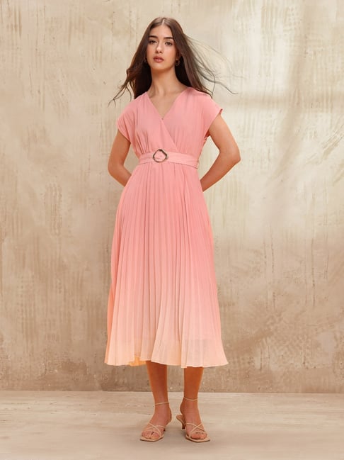 Polo Pink Regular Fit Dress