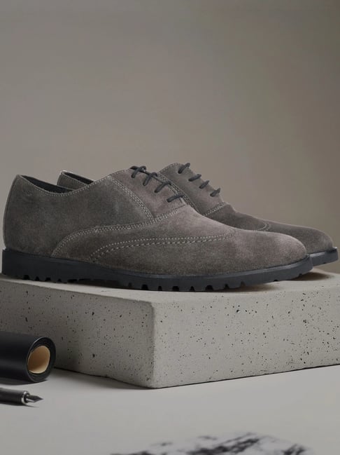 Ruosh Men's Otes Grey Oxford Shoes