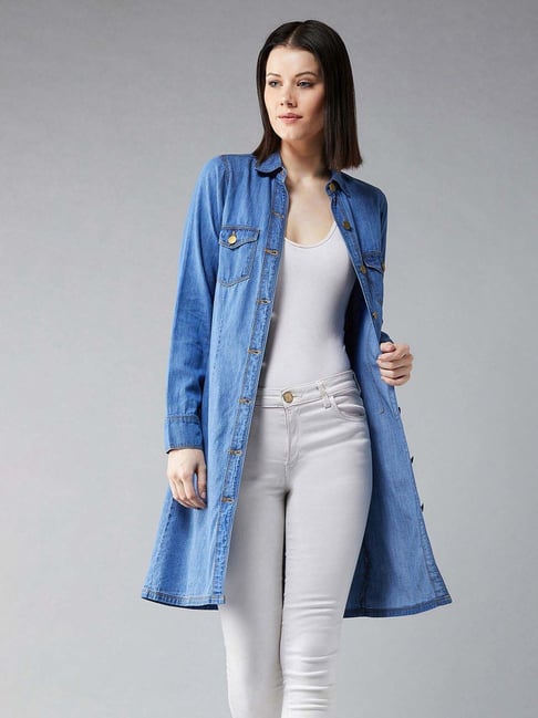 Dolce Crudo Blue Relaxed Fit Jacket-picture-43
