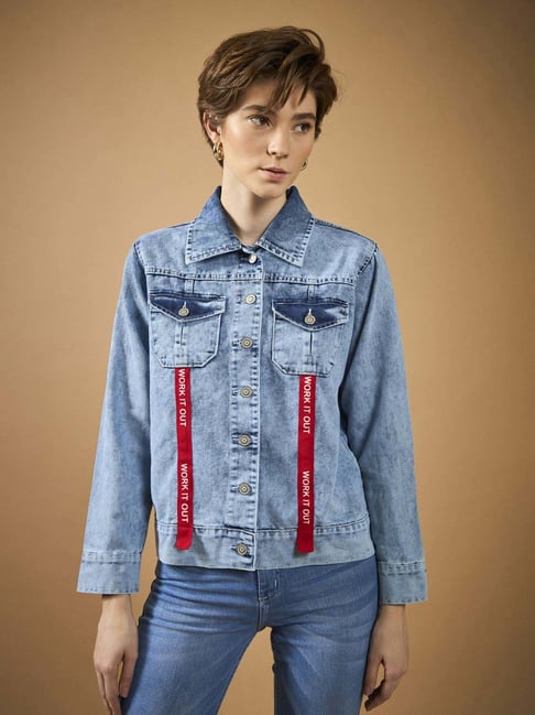 Dolce Crudo Blue Relaxed Fit Jacket-picture-44
